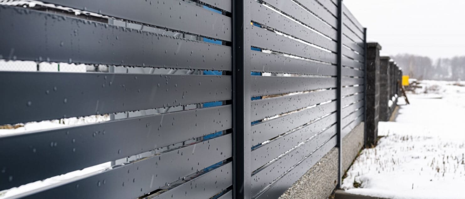 nowoczesne ogrodzenie