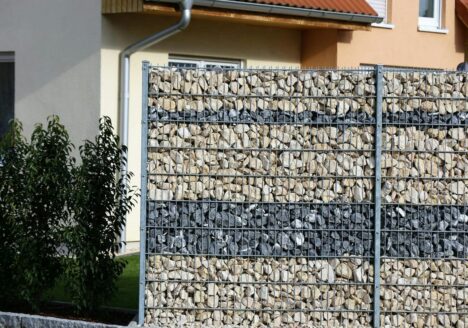 montaż ogrodzenia gabionowego