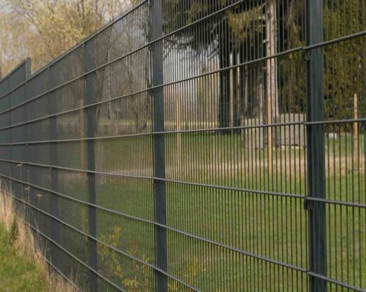 metalowe ogrodzenie panelowe
